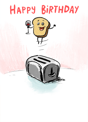 Little Toast Funny Ecard Cover