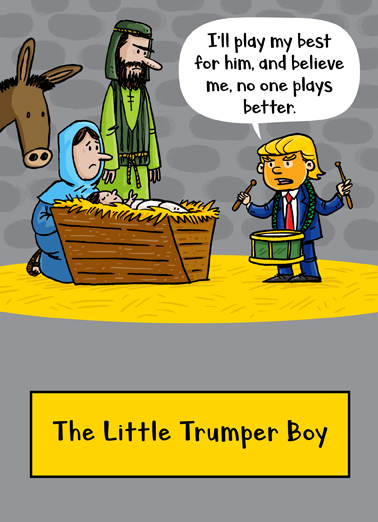 Little Trumper Boy Funny Political Ecard Cover