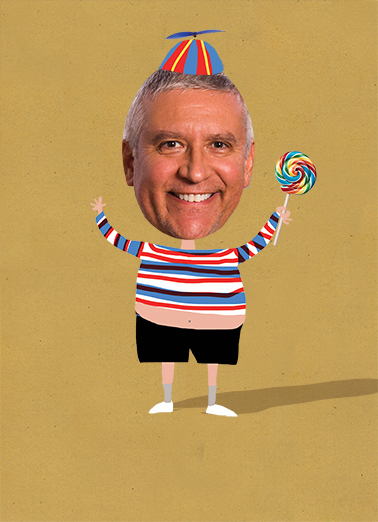 Lollipop Kid For Him Ecard Cover