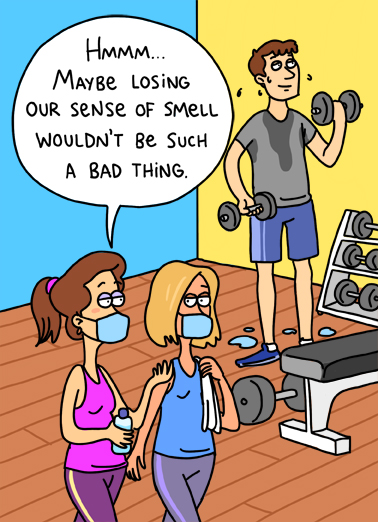 Losing Sense of Smell Coronavirus Ecard Cover