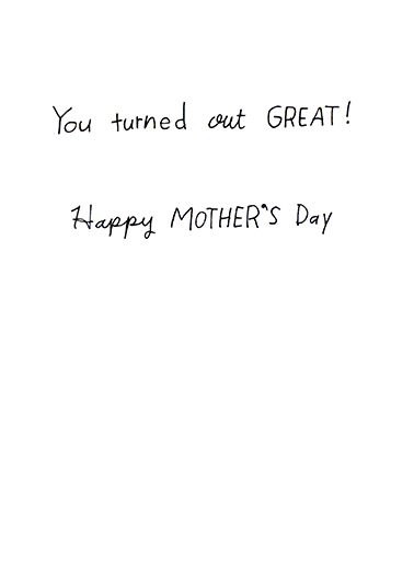 Lot of Work Mother's Day Card Inside