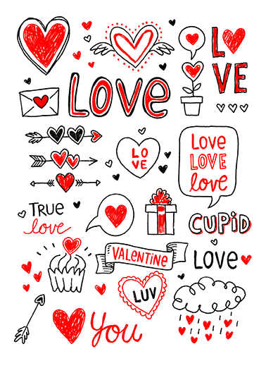 Lots of Love Valentine's Day Ecard Cover