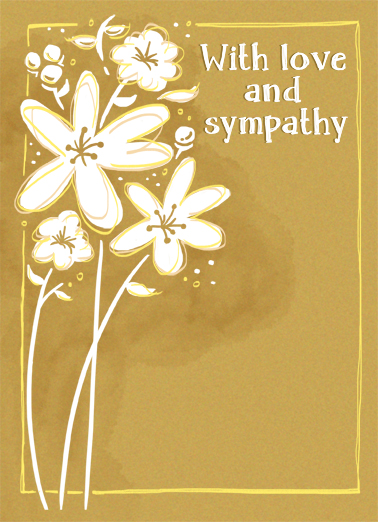 Love And Sympathy Sympathy Ecard Cover