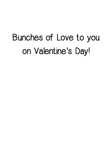 Love Bunches Valentine's Day Ecard Inside