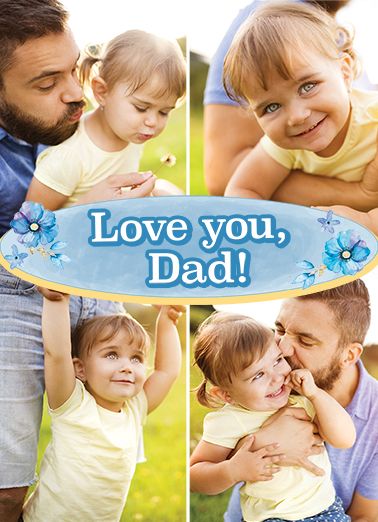 Love You Dad FD Simply Cute Card Cover