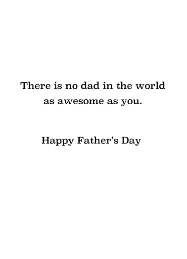 Love You Dad FD Father's Day Ecard Inside