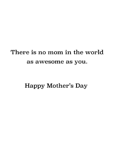Love You Mom Upload Mother's Day Card Inside
