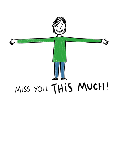 Love You, MIss You MD Cartoons Ecard Inside