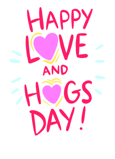 Love and Hugs (VAL) Illustration Ecard Cover