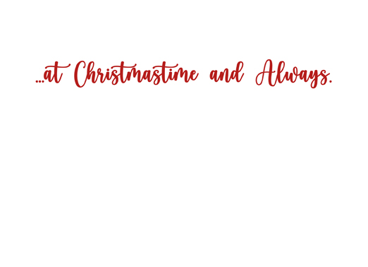 Love and Joy Christmas Ecard Inside