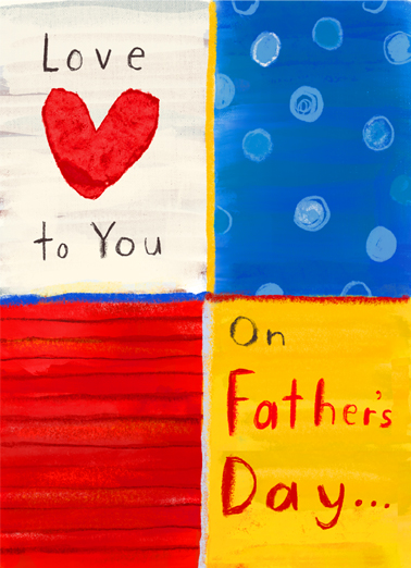 Love to Father Father's Day Card Cover