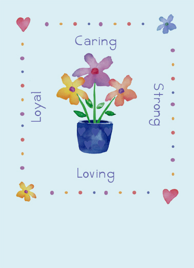Loving Caring Dad Father's Day Ecard Cover