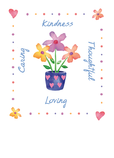 Loving Flower Pot Love Ecard Cover