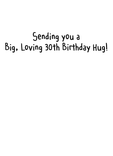 Loving Hug (30)  Card Inside