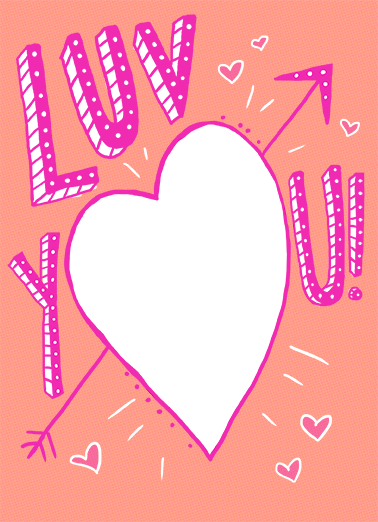 Luv You Anniversary For Husband Ecard Cover