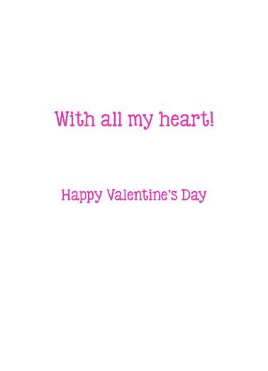 Luv You Valentine's Day Ecard Inside