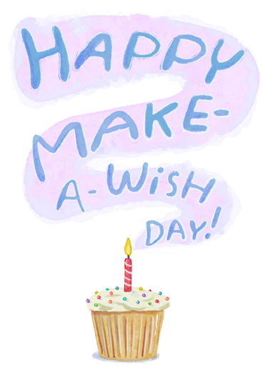 Make A Wish Day Birthday Ecard Cover