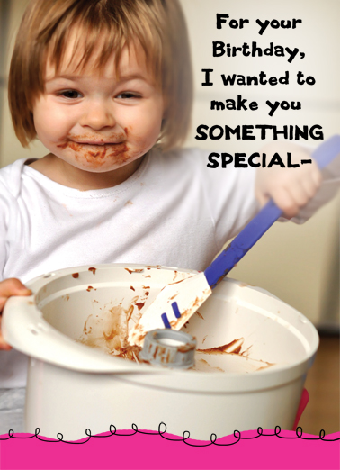 Make Something Special Birthday Ecard Cover