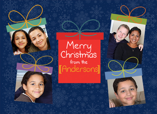 Fun Add Your Photo Christmas Cards and Flats 