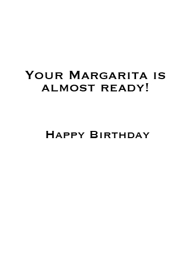 Margarita Vat (40)  Card Inside