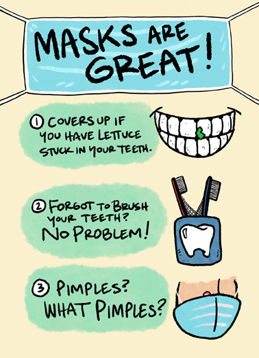 Masks Are Great  Ecard Cover