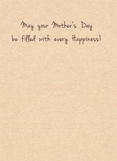 May Mothers Flowers Mother's Day Ecard Inside