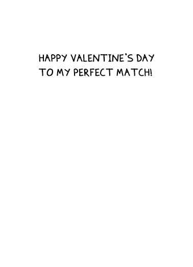 Me You Val Valentine's Day Card Inside