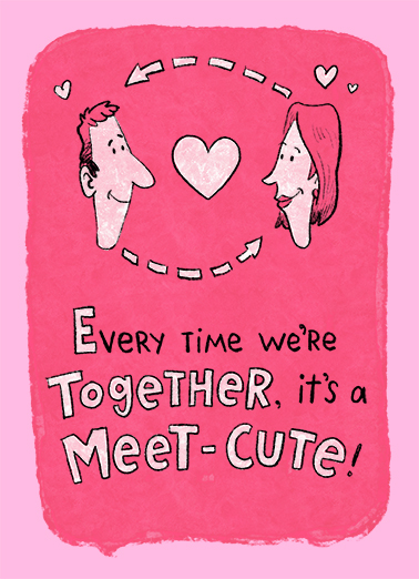 Meet-Cute Valentine's Day Ecard Cover