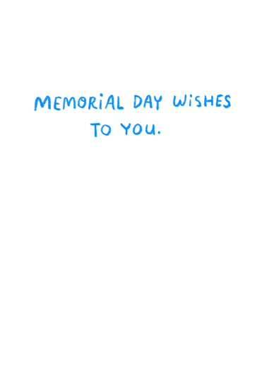 Memorial Day  Ecard Inside