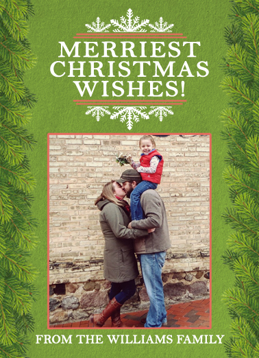 Merriest Christmas Christmas Card Cover