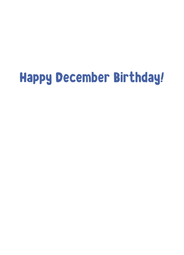 Merry Birthmas  Ecard Inside