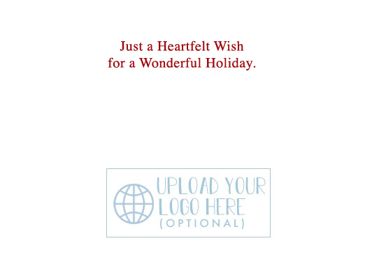 Merry Christmas Hearts (H)  Card Inside