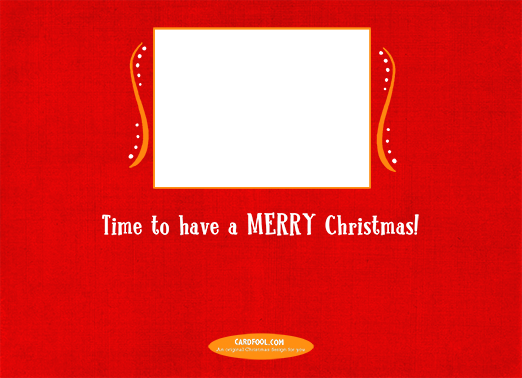 Merry Time Upload Christmas Ecard Inside