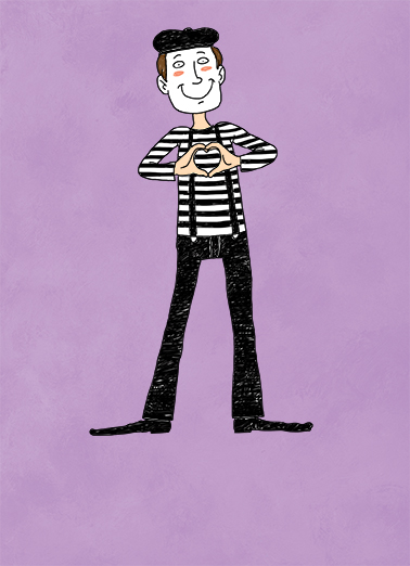 Mime For Husband Ecard Cover