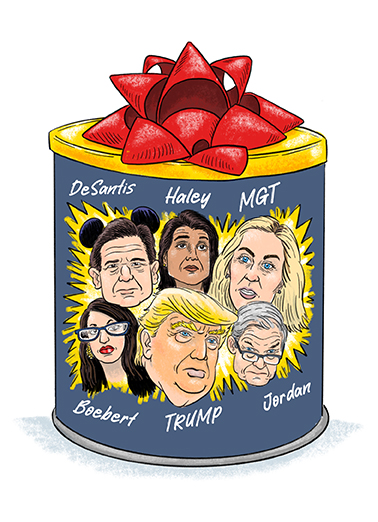 Mixed Nuts President Donald Trump Ecard Cover