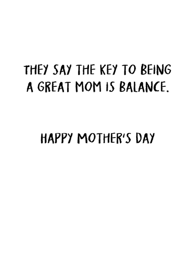 Mom Balance For New Mom Ecard Inside