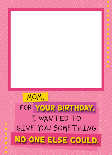 Mom Birthday Simply Cute Card Cover