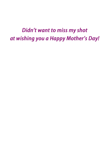 Mom Booster Shot Mother's Day Card Inside