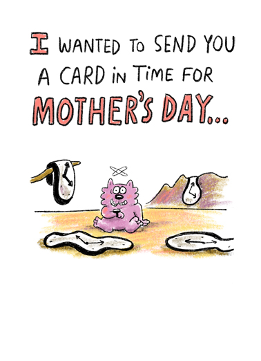 Mom Covid Time Mother's Day Card Cover