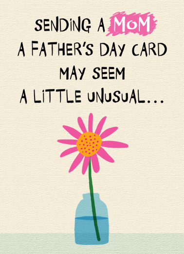Mom Fathers Day Card Megan Card Cover