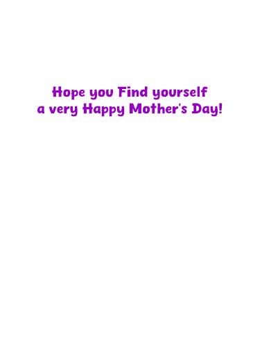 Mom GPS Mother's Day Ecard Inside