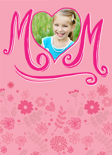 Mom Heart Md - Funny Add Your Photo Card to personalize and send.