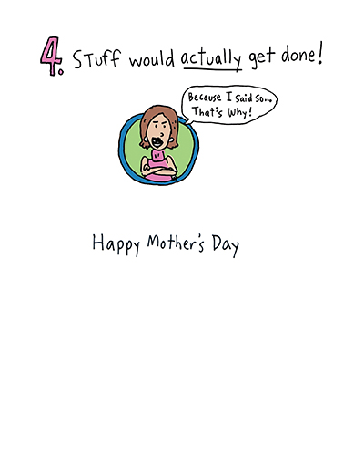 Mom President  Ecard Inside