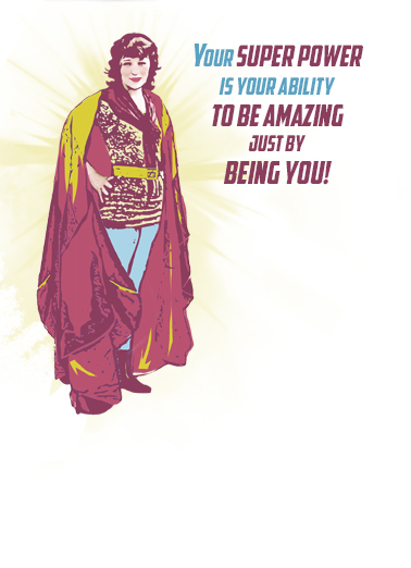 Mom Super Power Superhero Card Cover