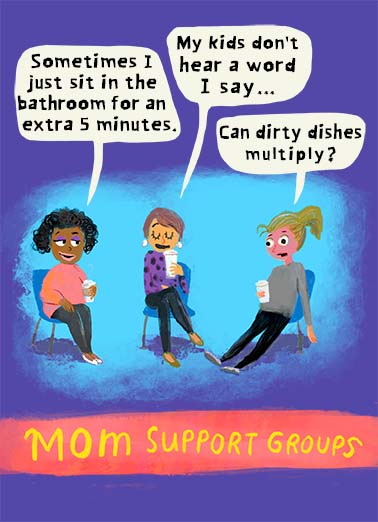 Mom Support Groups Mother's Day Ecard Cover
