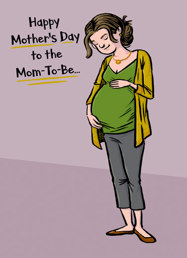Mom To Be Mother's Day Card Cover