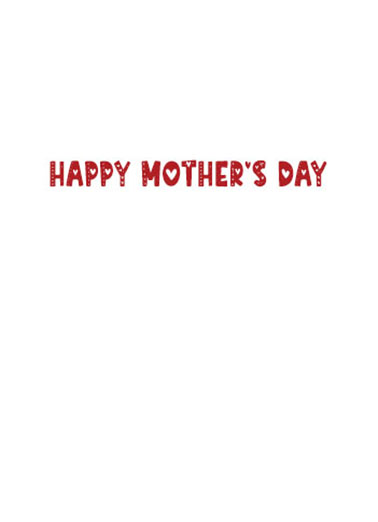 Moms Run On Mother's Day Ecard Inside