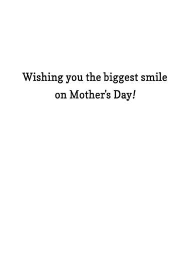 Mona Lisa Mask  Card Inside