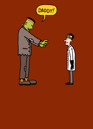 Monster Daddy From Son Ecard Cover