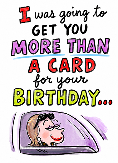 More Than  Card Cover